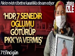 HDP önündeki aileler, evlat nöbetine kararlılıkla devam ediyor