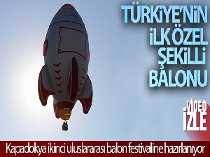 Türkiye'nin ilk özel şekilli balonları üretildi