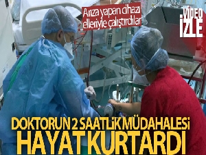 Covid yoğun bakımında ECMO arıza yaptı, doktorların 2 saatlik elle müdahalesi hayat kurtardı