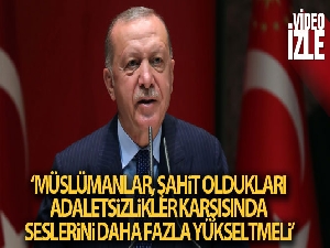 Cumhurbaşkanı Erdoğan İslam İşbirliği Teşkilatı Gençlik Forumu 4'üncü Genel Kuruluna seslendi