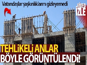 Diyarbakır'da işçiler iş güvenliğini hiçe saydı