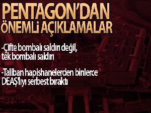 Pentagon'dan Kabil'deki tahliyelere yönelik açıklamalar