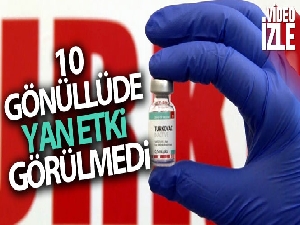 Yerli aşı TURKOVAC'ın uygulandığı 10 gönüllüde bir yan etki görülmedi