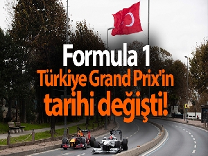Formula 1 Türkiye Grand Prix tarihlerinde değişiklik