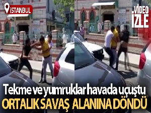 Ümraniye'de iki grup arasında çıkan kavgada ortalık savaş alanına döndü