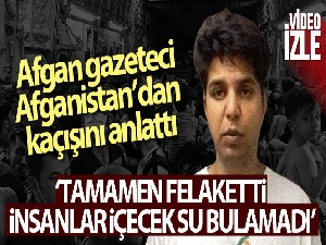 Afgan gazeteci Rahman, kargo uçağıyla Afganistan'dan kaçışını anlattı