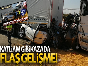 Manisa'da 3 kişinin öldüğü katliam gibi kazada flaş gelişme