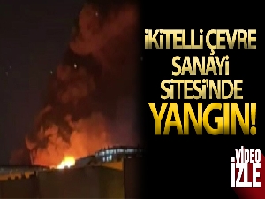 İkitelli Çevre Sanayi Sitesi'nde yangın