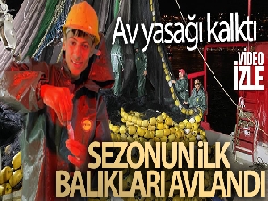 Av yasağı kalktı: Sezonun ilk balıkları avlandı