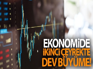 Türkiye ikinci çeyrekte yüzde 21,7 büyüdü