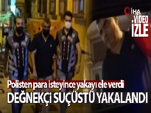Beyoğlu'nda değnekçi operasyonu