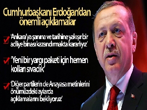 Cumhurbaşkanı Erdoğan'dan önemli açıklamalar