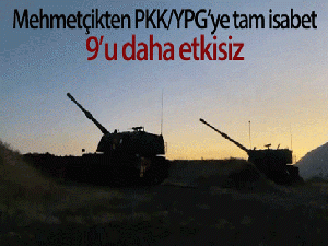 9 PKK/YPG'li terörist etkisiz hale getirildi