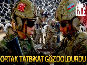 Azerbaycan ve Türkiye'den Bakü'de ortak askeri tatbikat