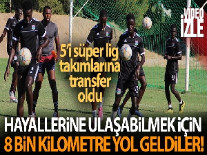 Hayallerine ulaşmak için 8 bin kilometre yol geldiler