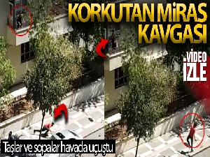 Şanlıurfa'da taşlı sopalı miras kavgası kamerada