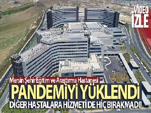 Pandemiyi yüklendi, diğer hastalara hizmeti de hiç bırakmadı