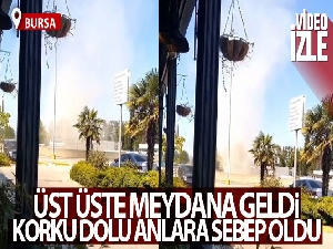 Bursa'da üst üste meydana gelen hortum tedirginliğe neden oldu