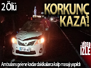 Otomobilin çarptığı 2 kadın hayatını kaybetti