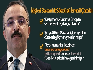 İçişleri Bakan Yardımcısı Çataklı: '98 terörist etkisiz hale getirilmiştir'