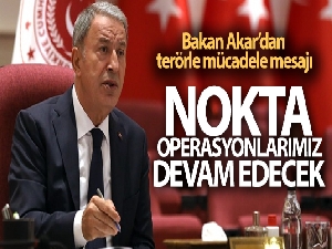 Akar'dan terörle mücadele mesajı