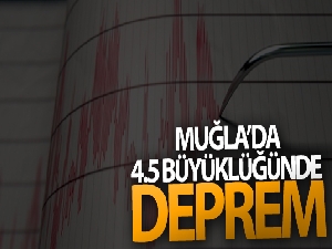 Datça açıklarında 4.5 büyüklüğünde deprem