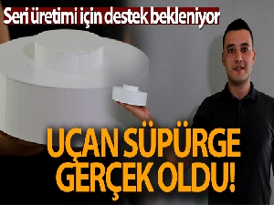 Uçan süpürge gerçek oldu