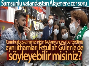 Vatandaşın Akşener'le yaşadığı diyalog dikkat çekti!