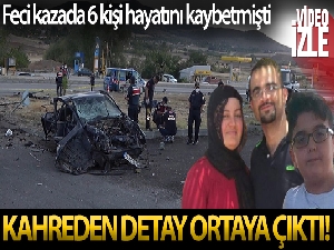 6 kişinin öldüğü feci kazada kahreden detay: Evde bıraktıkları 2 kız çocuğu öksüz kaldı
