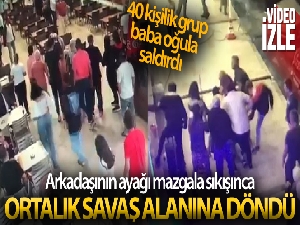 Mazgala kızan sendikacılar tesis sahibi ve oğlunu darp etti