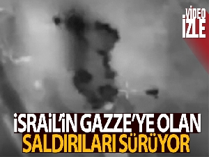 İsrail savaş uçaklarından Gazze'ye hava saldırısı