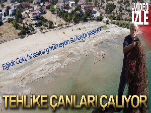 Eğirdir Gölü, bir asırdır görülmeyen su kaybı yaşıyor