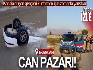 Trafik kazası sonrası can pazarı