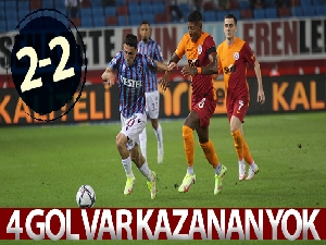 Trabzon'da 4 gol var kazanan yok