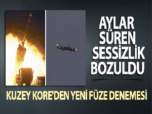 Kuzey Kore'den aylar sonra yeni füze denemesi