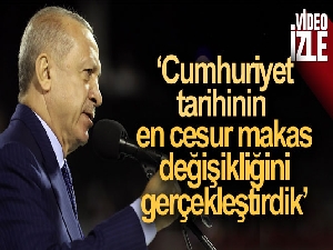 Cumhurbaşkanı Erdoğan'dan Sakarya Zaferi'nin 100.yılında net mesaj