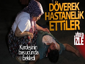 Sopayla dövdükleri kişiyi defalarca bıçaklayıp arabasının lastiklerini patlatıp kaçtılar