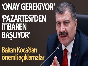 Bakan Koca'dan okullarda yapılacak testlere yönelik açıklama