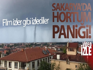 Denizde çıkan hortum paniğe neden oldu