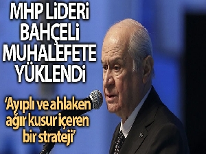 MHP Lideri Bahçeli: 'Zillet ittifakı adayının eşgali ve robot resmi bile çizilmiştir'
