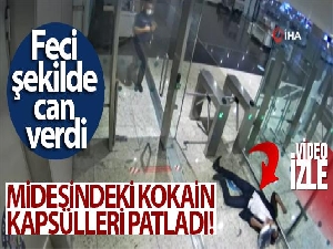 Midesindeki kokain patlayan uyuşturucu kuryesi, havalimanında öldü