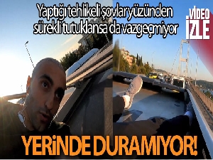 Çılgın youtuber bu kez de Avrupa'dan Asya kıtasına metrobüsün üstünde geçti