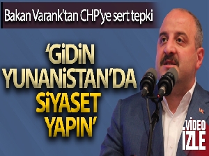 Bakan Varank'tan CHP'ye sert tepki