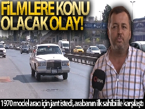 1970 model aracı için jant istedi, arabanın ilk sahibi ile karşılaştı