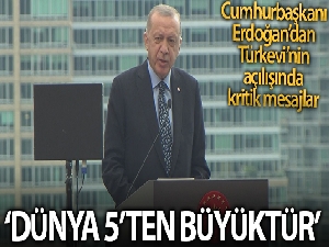 Cumhurbaşkanı Erdoğan, New York'un merkezindeki Türkevi'ni açtı