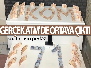 Gerçek ATM'de ortaya çıktı: Paraların sahte olduğunu fark edince hemen polise koştu