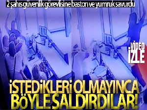 İstanbul'da lüks rezidansta baston ve yumruklu kavga kamerada