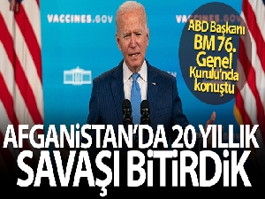 ABD Başkanı Joe Biden'dan Afganistan açıklaması!