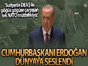 Cumhurbaşkanı Erdoğan, BM 76. Genel Kurulu Toplantısında dünyaya seslendi