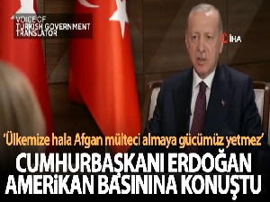 Cumhurbaşkanı Erdoğan, CBS televizyonuna konuştu
